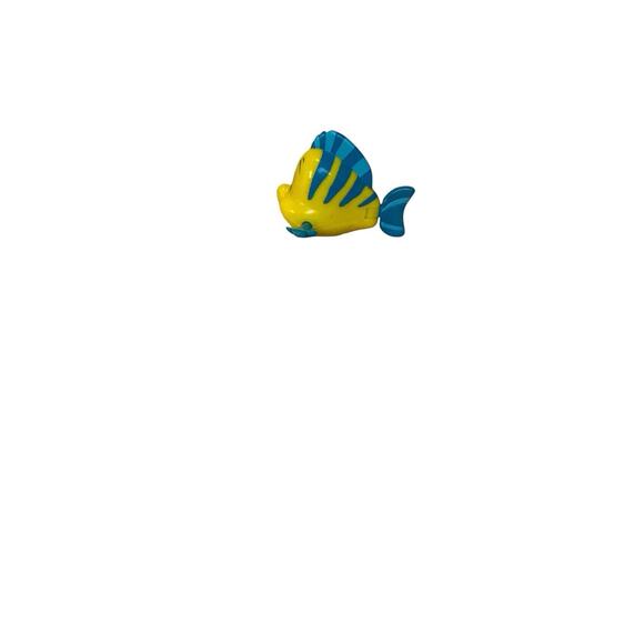 Vintage Disneys Ariels Friend Flounder Figurine Of The Little Mermaid - Picture 1 of 5